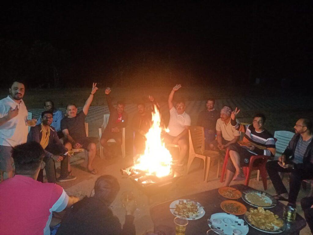 campfire in sakleshpur homestay